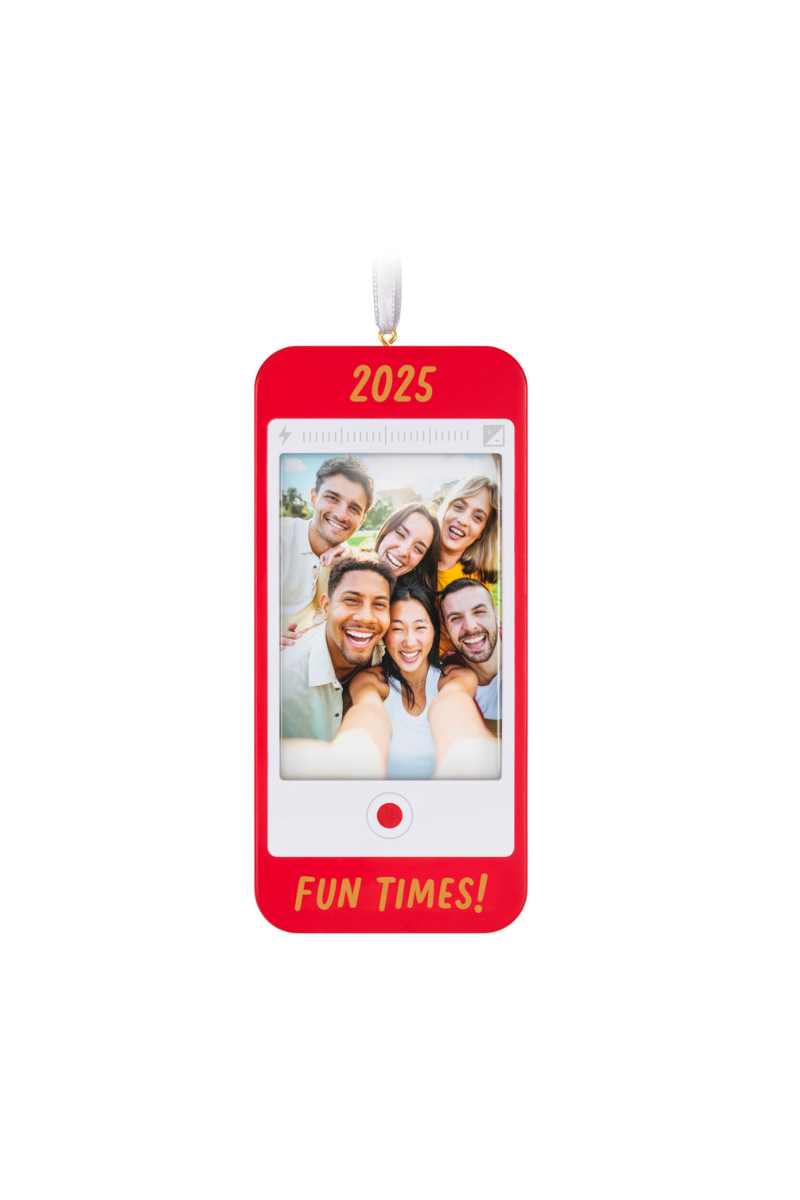 Firebrick 2025 Ornament - A Moment to Remember 2025 Photo Frame Ornament