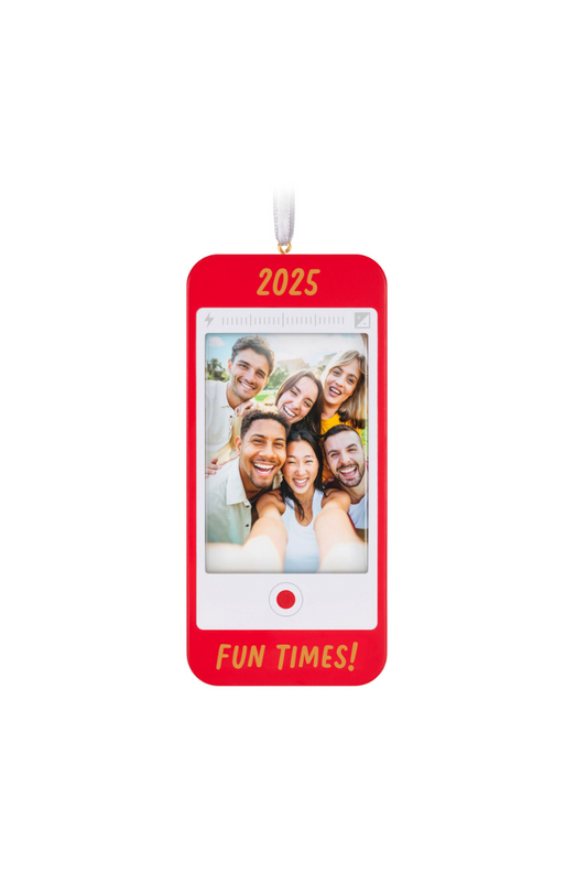 Firebrick 2025 Ornament - A Moment to Remember 2025 Photo Frame Ornament