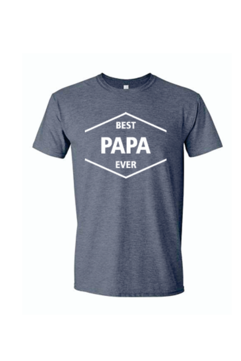 Dim Gray BEST EVER PAPA TEE