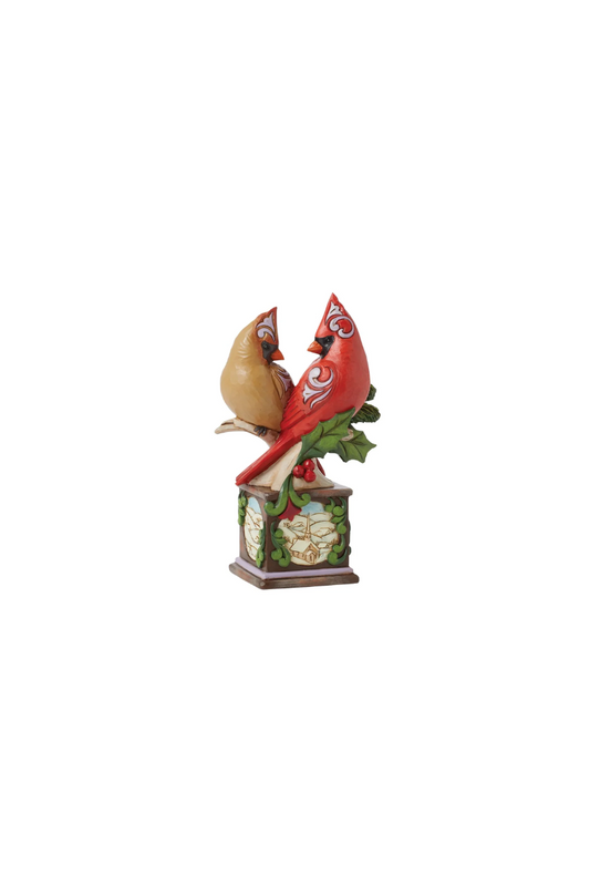 Sienna Faith, Joy and Hope (Cardinals on a Pedastal) - Heartwood Creek by Jim Shore