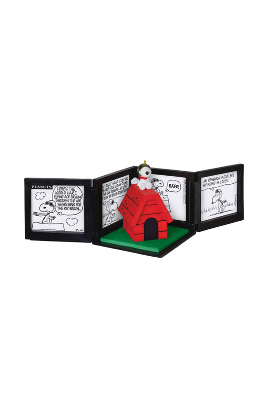 Gray 2025 Ornament - Peanuts® 75th Year Snoopy as The Flying Ace Musical Ornament