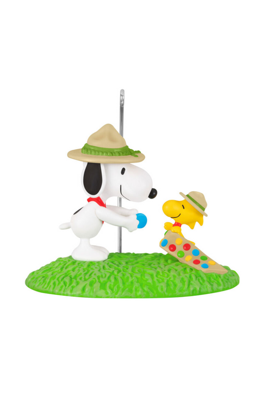 Yellow Green 2025 Ornament - The Peanuts® Gang Merit Badge Ceremony Ornament