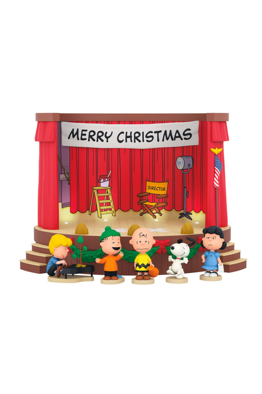 Brown 2025 Ornament - The Peanuts® Gang Merry Christmas, Charlie Brown! Tabletop Decoration with Light and Sound