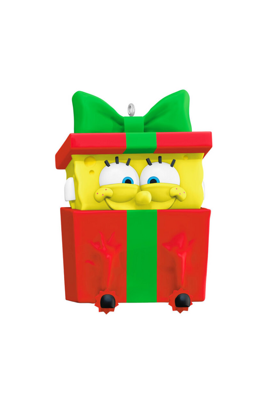 Firebrick 2025 Ornament - Nickelodeon Sponge-Bob - Sponge-Boxed for Christmas Ornament