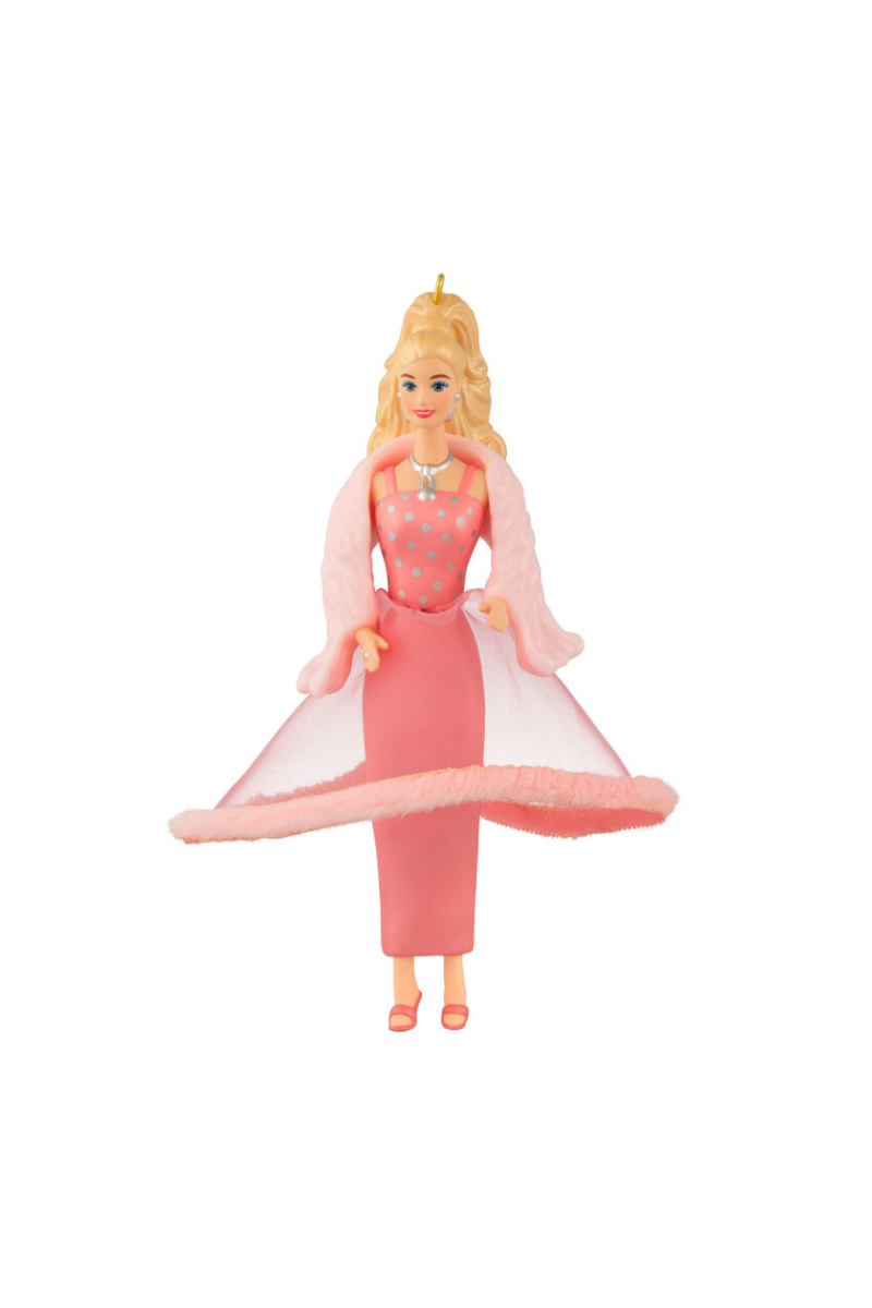 Dark Salmon 2025 Ornament - Barbie™ Pink & Pretty Ornament