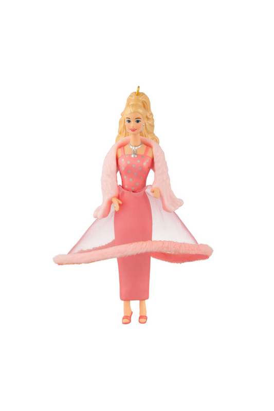 Dark Salmon 2025 Ornament - Barbie™ Pink & Pretty Ornament
