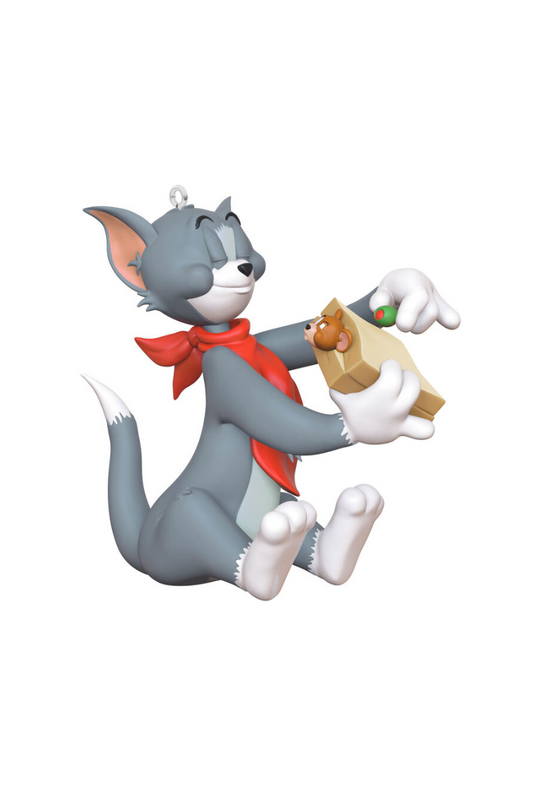 Light Slate Gray 2025 Ornament - Tom and Jerry™ A Little Snack Ornament