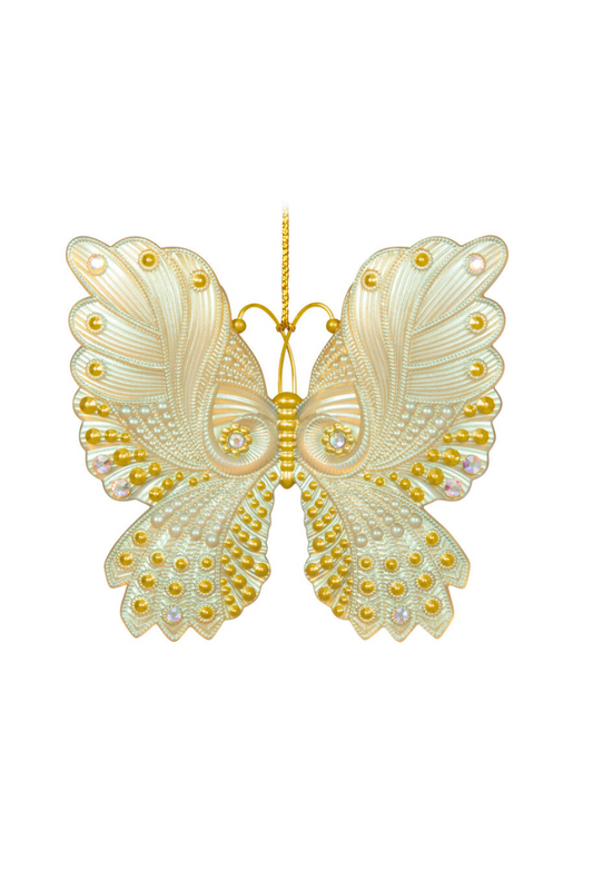 Tan 2025 Ornament - Brilliant Butterflies Ornament