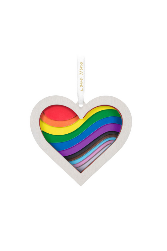 Sea Green 2025 Ornament - Love Wins Papercraft Ornament