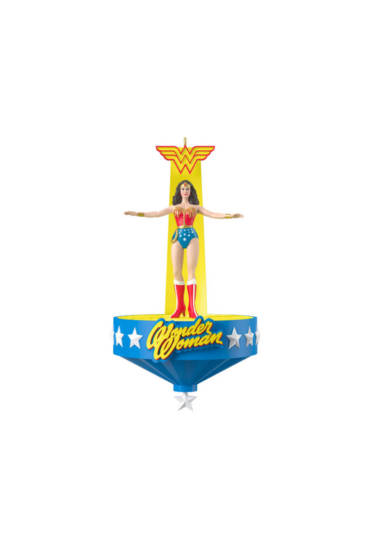 Dark Cyan 2025 Ornament - DC™ Wonder Woman™ Musical Ornament with Motion