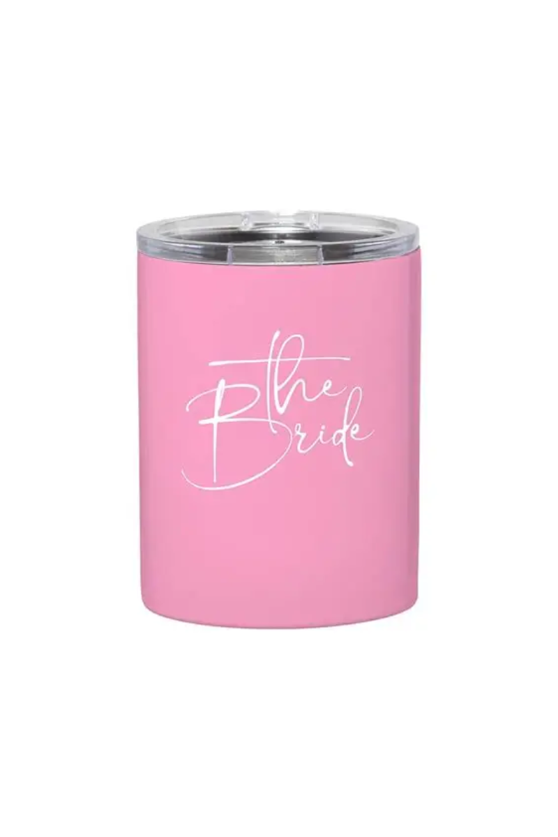 Light Pink Slant Collections - The Bride - Stainless Steele Tumbler