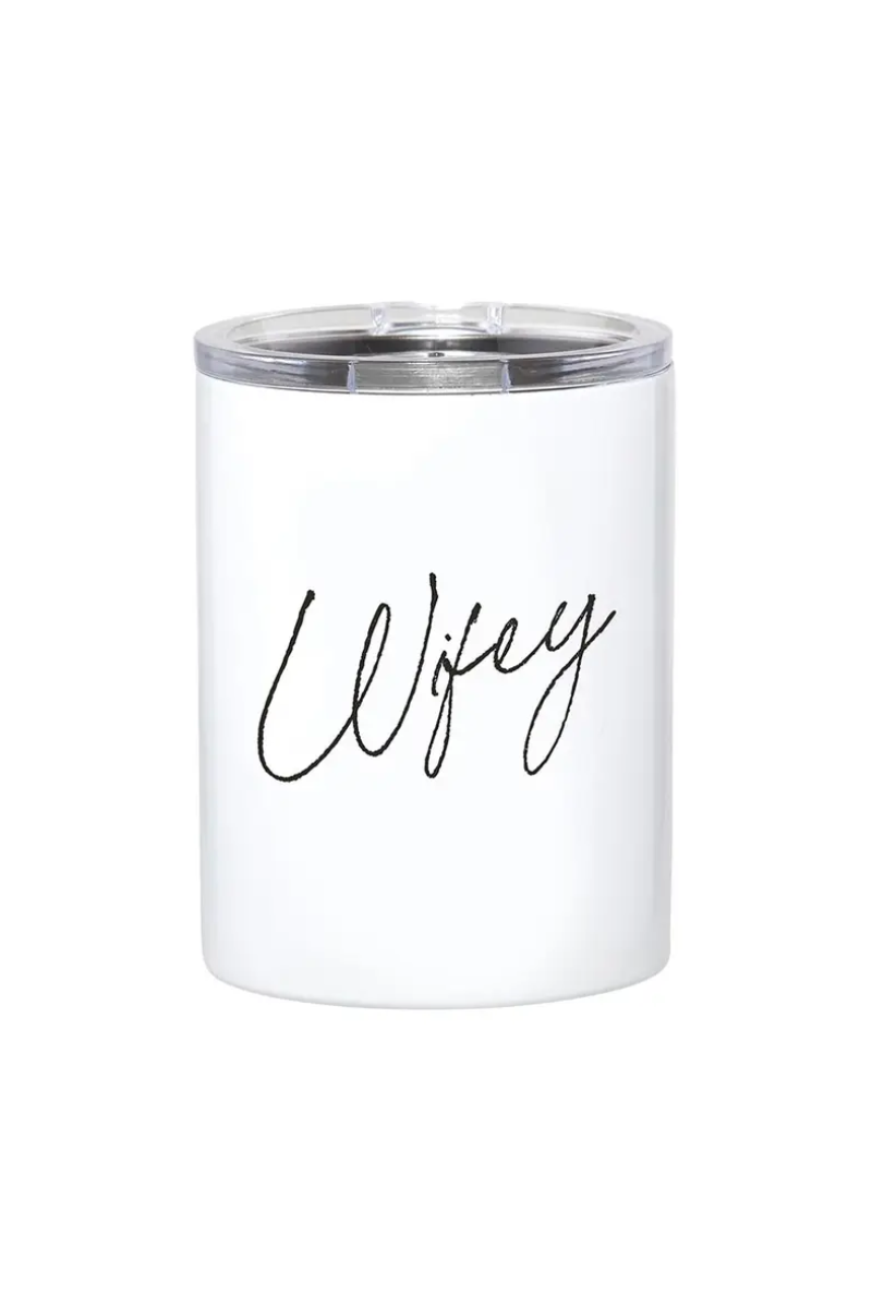 Lavender Slant Collection - Stainless Steel Tumbler - Wifey Boho