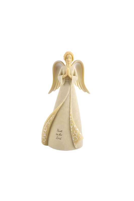 Tan Enesco Foundations Trust in the Lord Angel Figurine