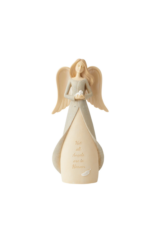Tan Enesco Foundations Angel in Your Life Holding Dove