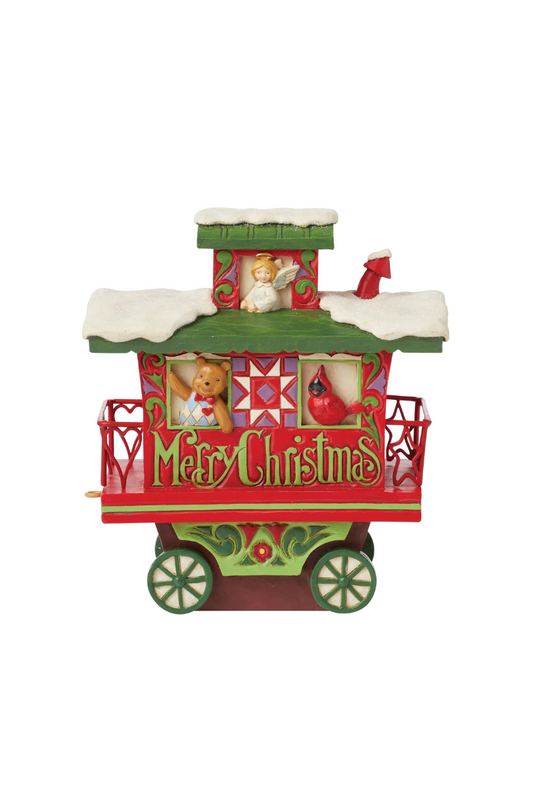 Sienna Jim Shore - Annual Train Car Caboose Figurine