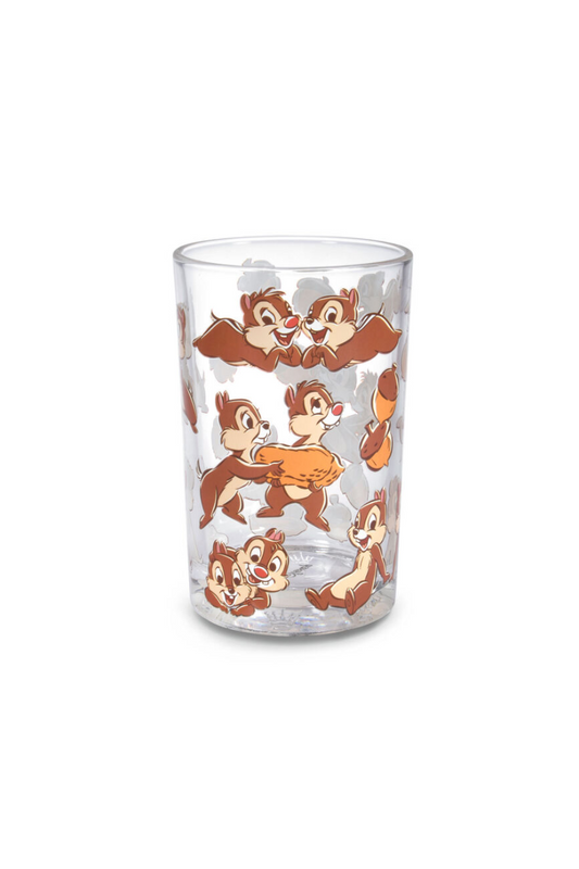 Light Gray Disney Chip and Dale Collectible Drinking Glass