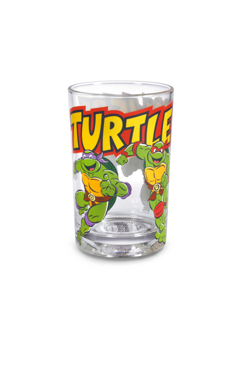 Light Gray Teenage Mutant Ninja Turtles Collectible Drinking Glass