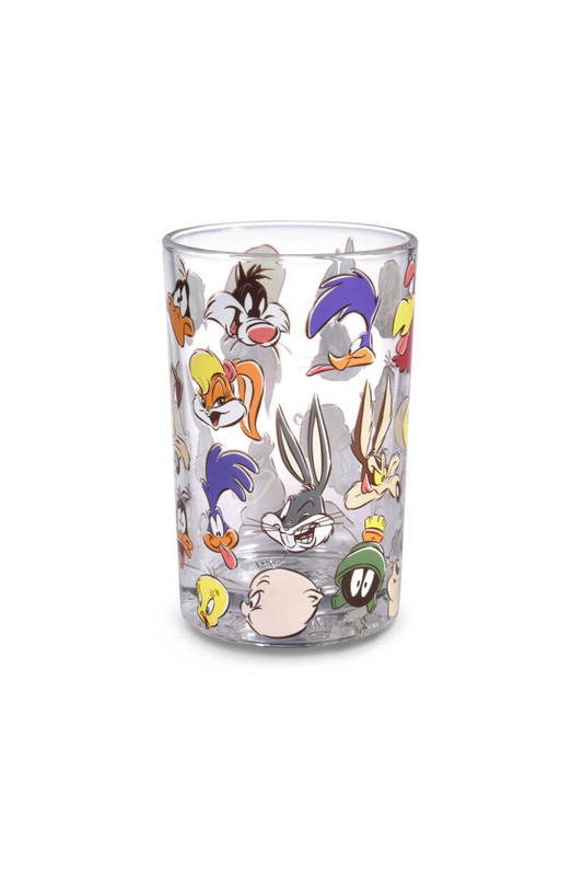 Light Gray Looney Tunes™ Characters Collectible Drinking Glass