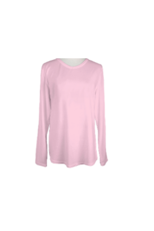 Thistle Ashley Pink Long Sleeve Lounge Shirt