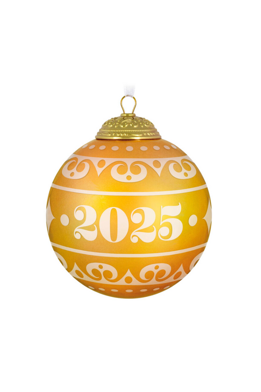 Goldenrod 2025 Ornament - Christmas Commemorative 2025 Ball Glass Ornament