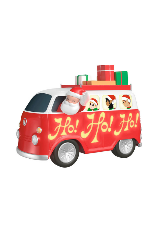 Tomato 2025 ORNAMENT - Here Comes Santa Claus Musical Ornament with Light