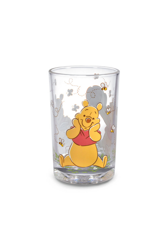 Gray Disney Winnie the Pooh With Hunny Pot Collectible Drinking Glass, 13.5 oz.