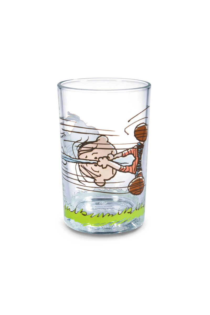 Light Gray Peanuts® Snoopy and Linus Collectible Drinking Glass, 13.5 oz.