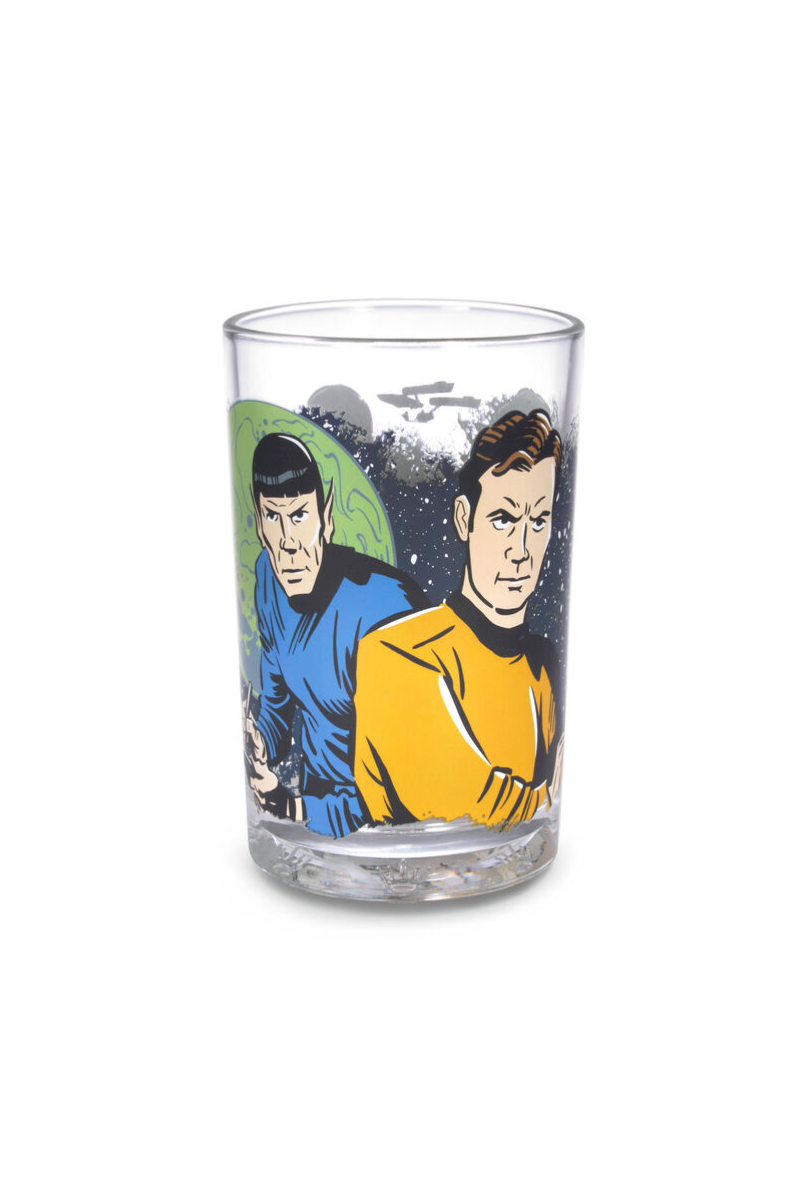 Gray Star Trek™ Enterprise Icons Collectible Drinking Glass, 13.5 oz.
