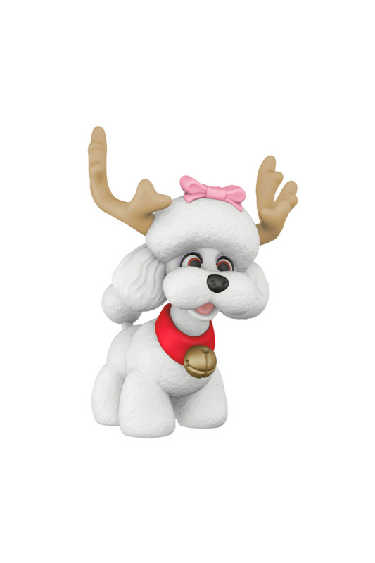 Light Gray 2025 Ornament - Reindoggie Ornament