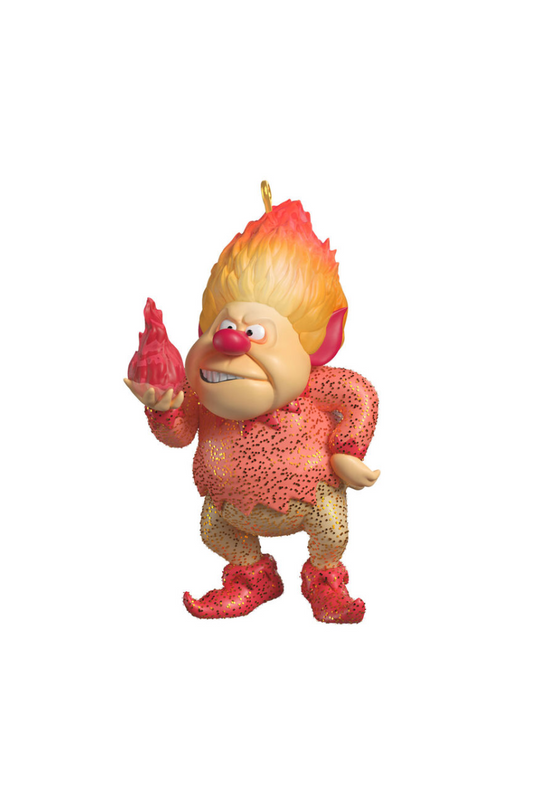 Chocolate 2025 Ornament - The Year Without a Santa Claus™ Heat Miser Ornament with Light