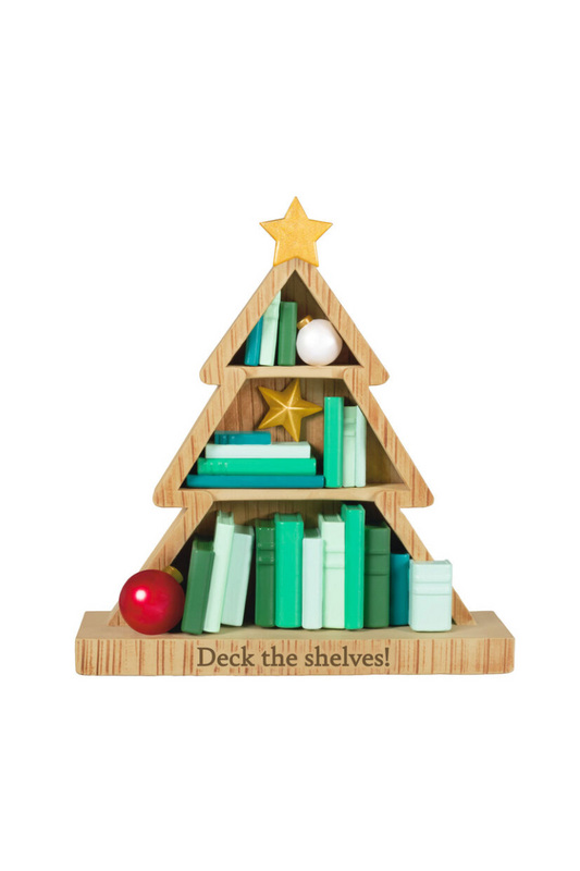 Tan 2025 Ornament - Deck the Shelves Ornament