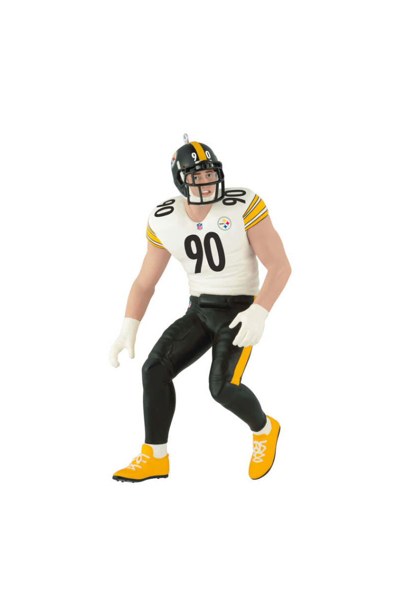 Dark Khaki 2025 Ornament - NFL Pittsburgh Steelers T.J. Watt Ornament