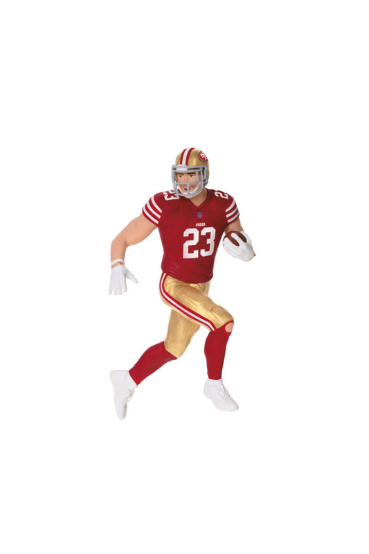 Wheat 2025 Ornament - NFL San Francisco 49ers Christian McCaffrey Ornament