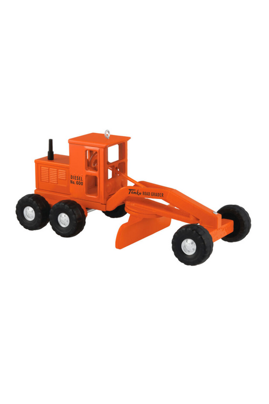 Black 2025 Ornament - Hasbro® Tonka® Road Grader Metal Ornament