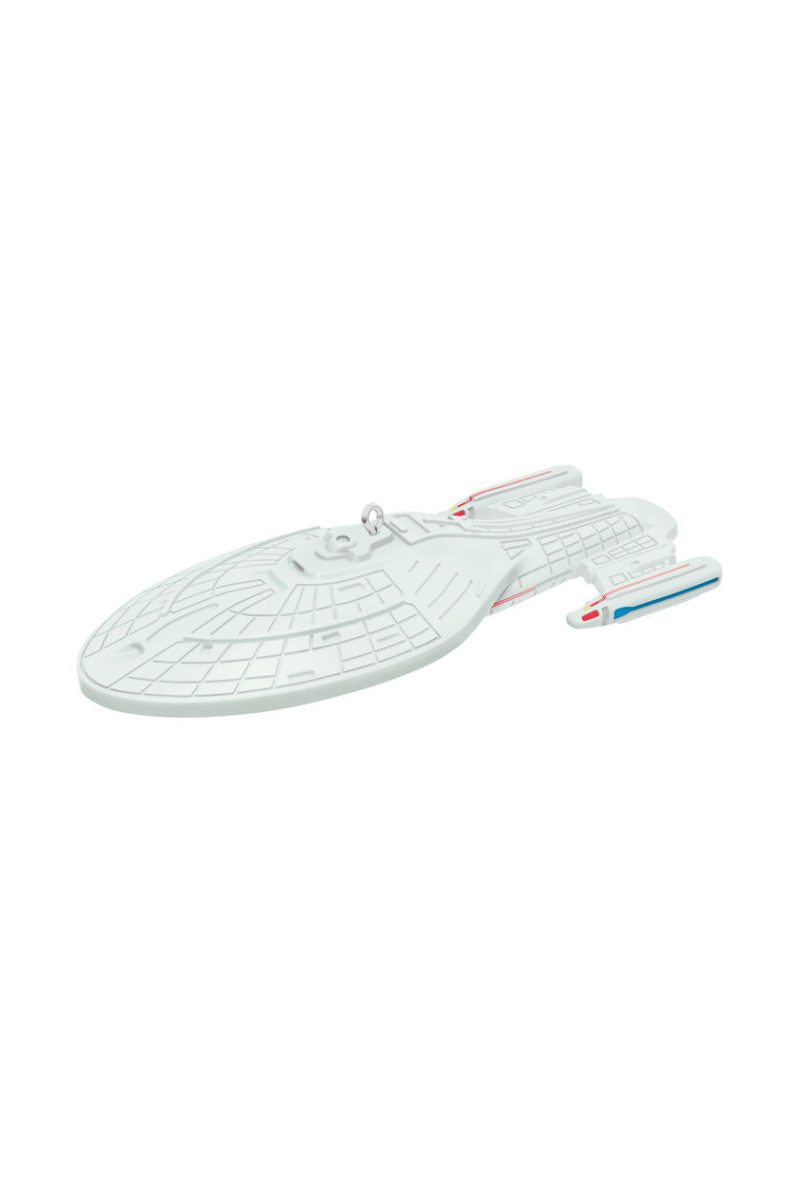 Light Gray 2025 Ornament - Mini Star Trek™: Voyager U.S.S. Voyager Ornament, 0.25"