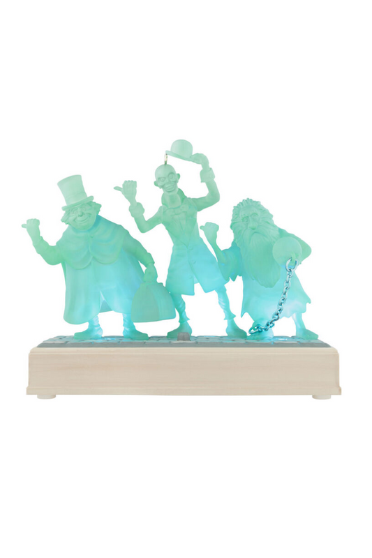 Sky Blue 2025 Ornament - Disney the Haunted Mansion Collection the Hitchhiking Ghosts Ornament with Light and Sound