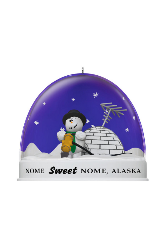 Light Gray 2025 Ornament - Disney/Pixar Knick Knack Snow Globe Escape Plan Ornament