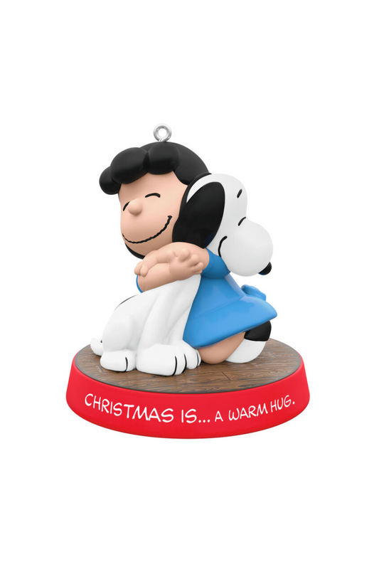 Dark Slate Gray 2025 Ornament - The Peanuts® Gang Christmas Is... A Warm Hug Ornament