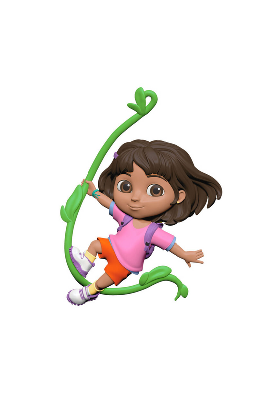 Tan 2025 Ornament - Nickelodeon Dora Swinging Into Adventure Ornament