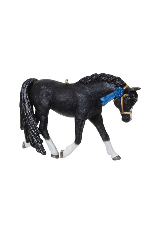 Dark Slate Gray 2025 Ornament - Welsh Pony Dream Horse Ornament