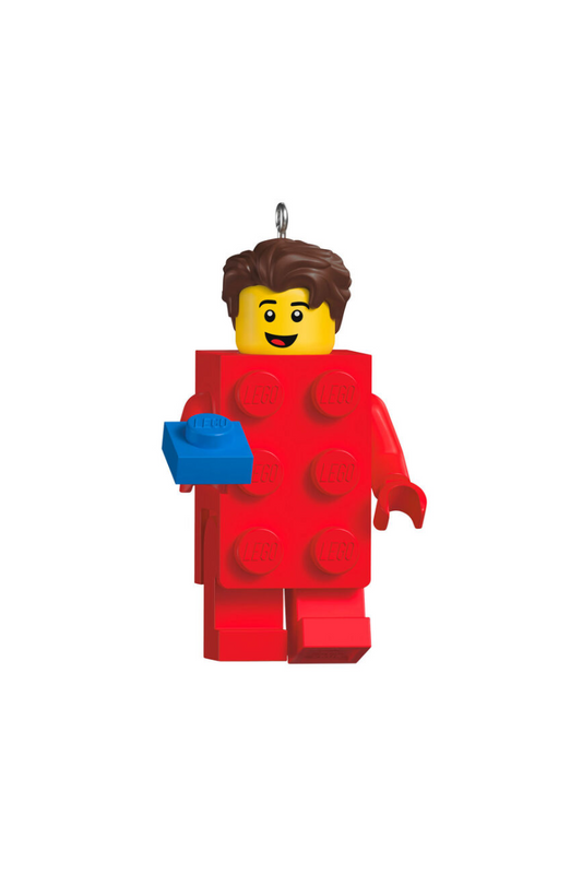 Firebrick 2025 Ornament - Brick Suit Guy LEGO® Minifigure Ornament