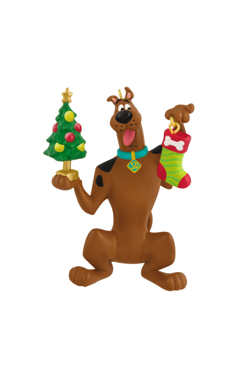Saddle Brown 2025 Ornament - Scooby-Doo™ Festive Scooby Ornament