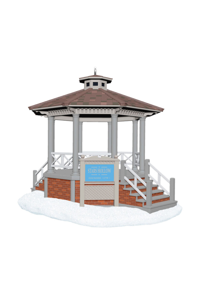 Gray 2025 Ornament - Gilmore Girls Stars Hollow Gazebo Musical Ornament