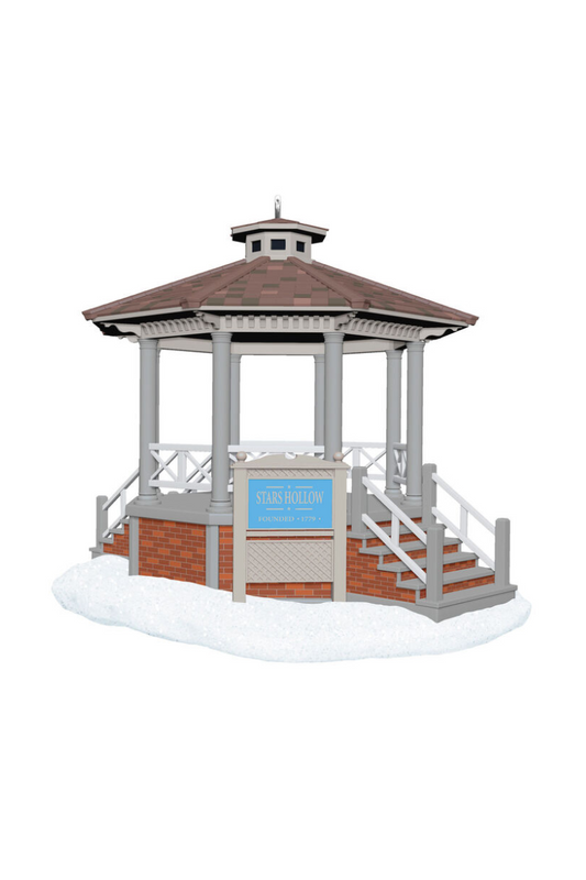 Gray 2025 Ornament - Gilmore Girls Stars Hollow Gazebo Musical Ornament