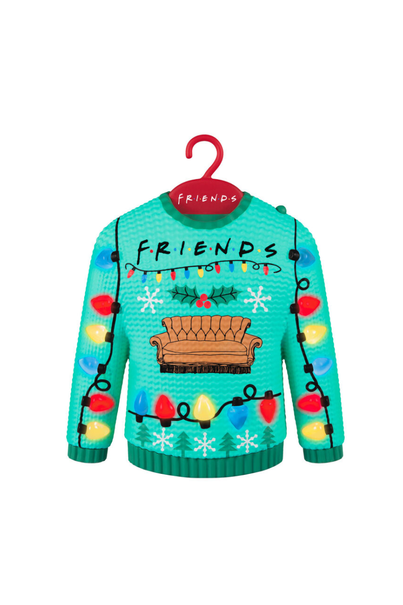 Turquoise 2025 Ornament - Friends Could We Be Any More Festive? Musical Ornament with Light