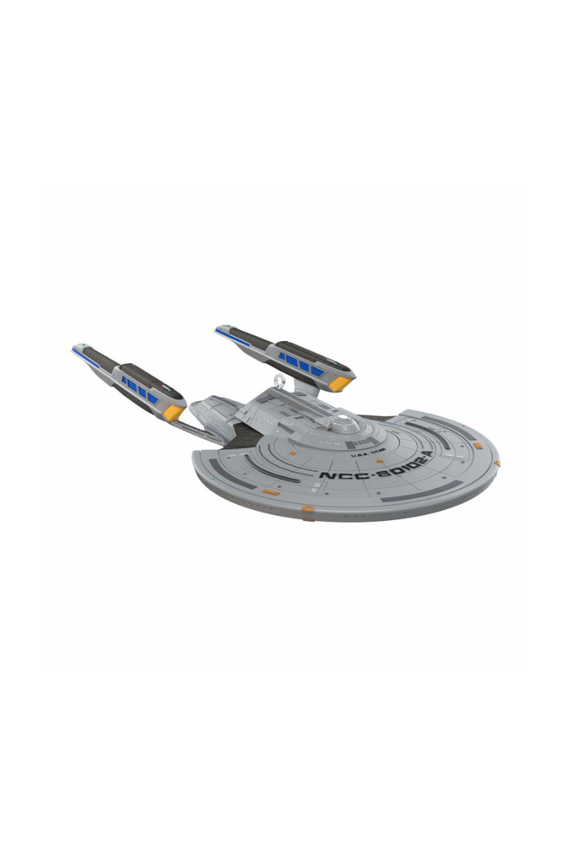 Light Slate Gray 2025 Ornament - Star Trek™: Picard U.S.S. Titan Ornament