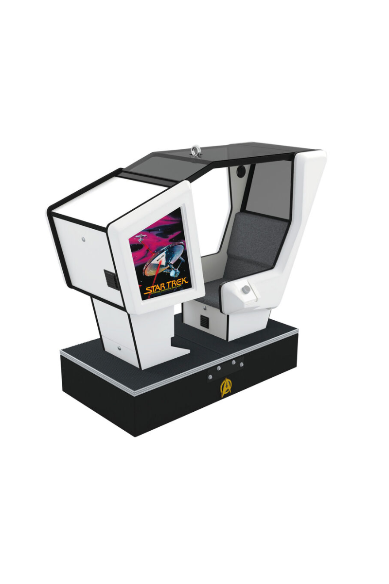 Light Gray 2025 Ornament - Star Trek™: Strategic Operations Simulator Arcade Game Ornament with Light and Sound