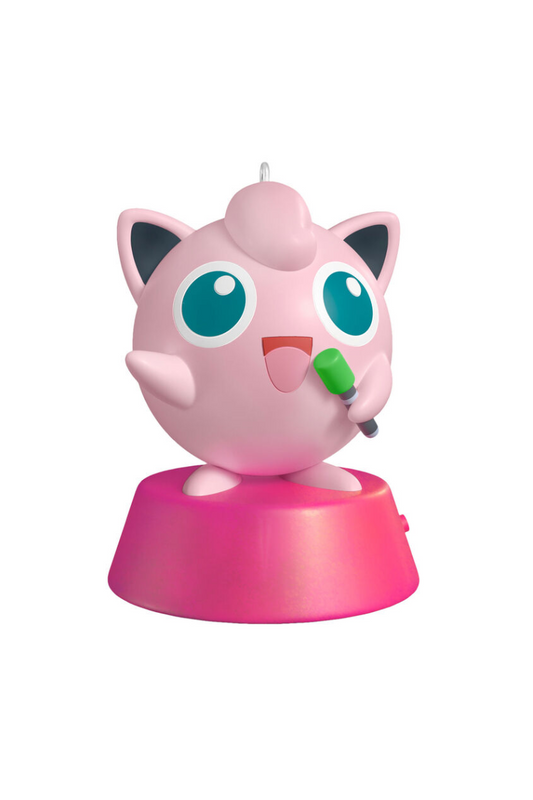 Tan 2025 Ornament - Pokémon Singing Jigglypuff Ornament with Sound