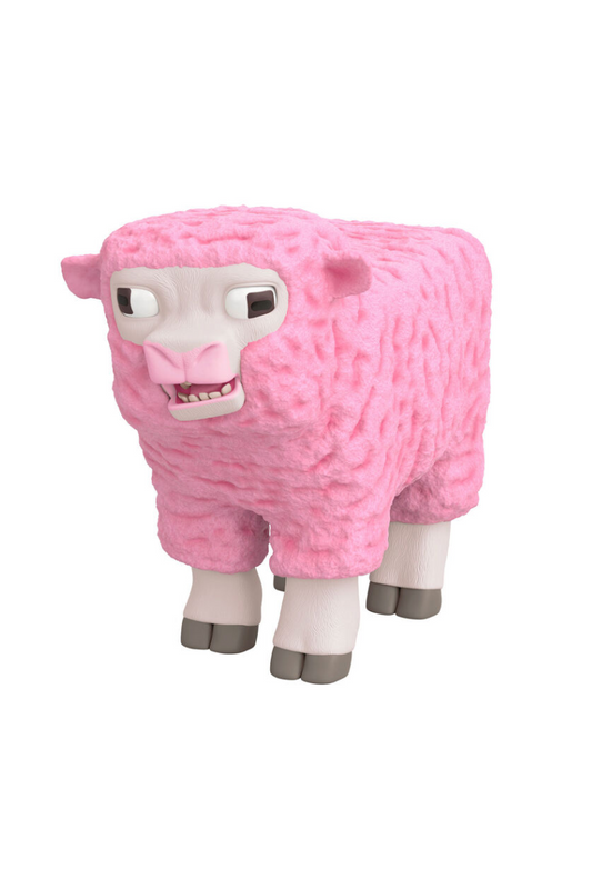 Light Pink 2025 Ornament - A Minecraft Movie Pink Sheep Ornament