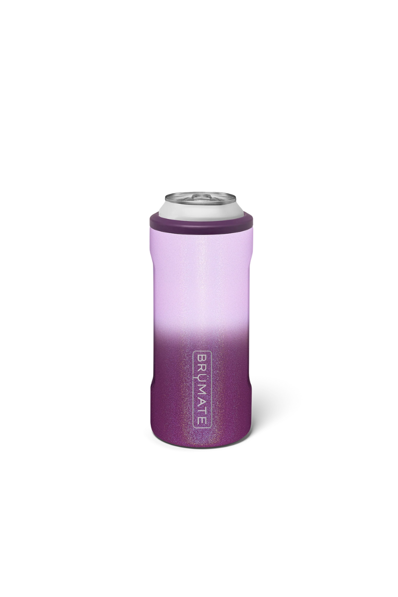 White Smoke Brumate 12oz. Hopsulator Slim Can Cooler Violet Crush